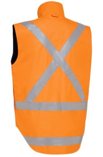 Picture of BISLEY X Taped Rail Orange 4 in 1 Rain Jacket