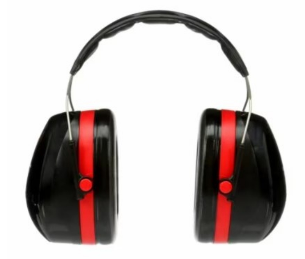 Picture of 3M™ PELTOR™ Optime™ III Headband Format Earmuff Black and Red SLC80 33dB Class 5 > 70071730603