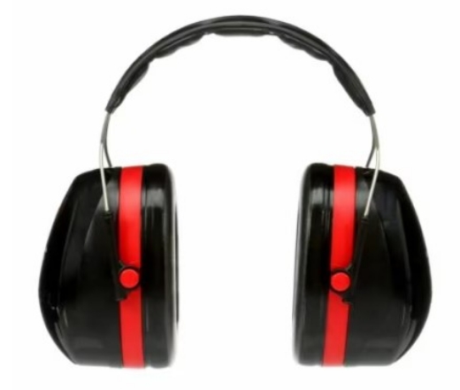 Picture of 3M™ PELTOR™ Optime™ III Headband Format Earmuff Black and Red SLC80 33dB Class 5 > 70071730603