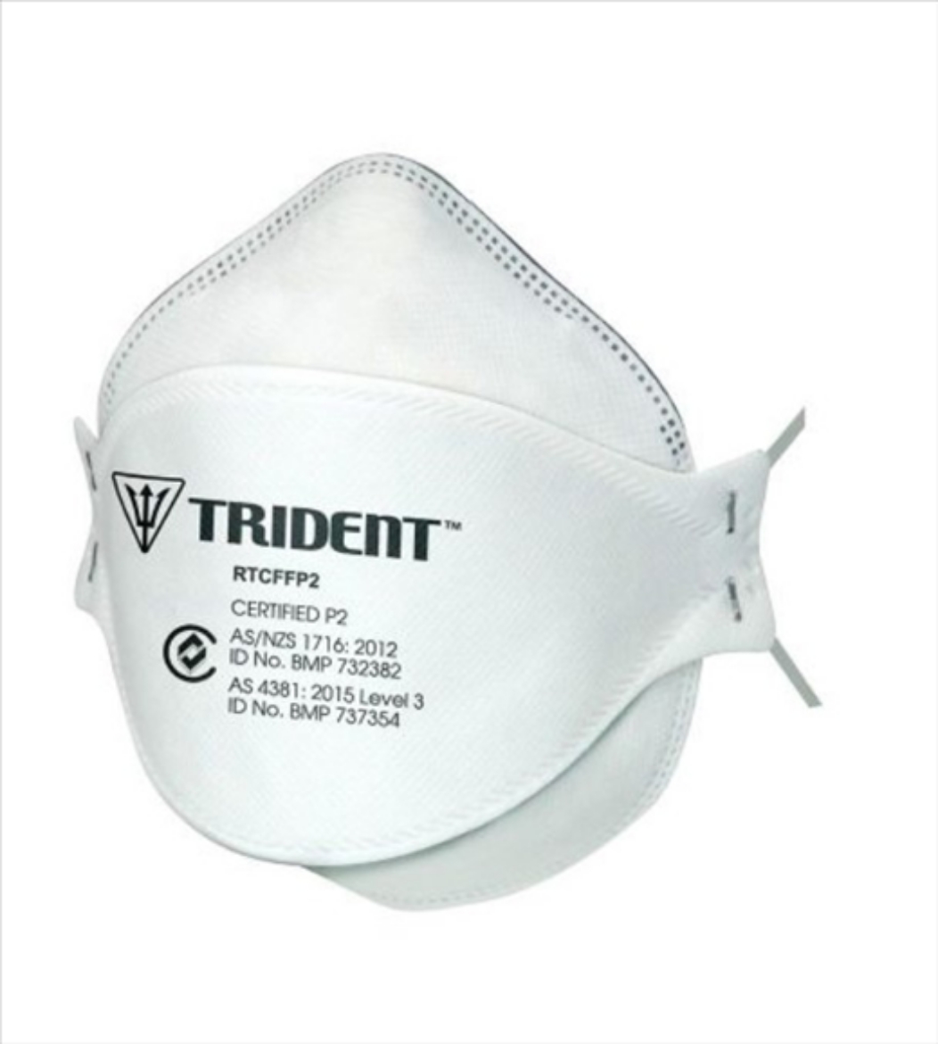 Picture of TRIDENT™ P2 Level 3 Disposable Respirator with Extended Length Head Straps
