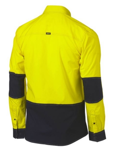 Picture of BISLEY Flx & Move™  Two Tone Hi Vis Utility Shirt 145gsm L/S