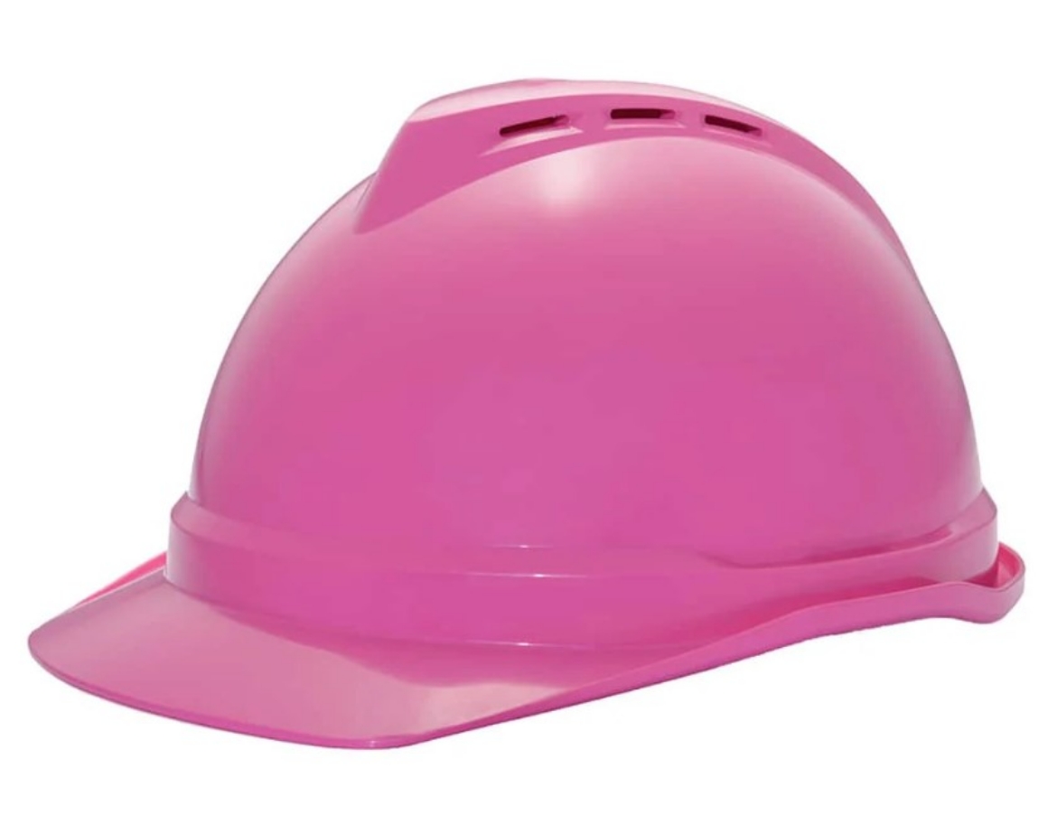 Picture of MSA V-Gard® 500 Vented Push -Key 6 Point Pink
