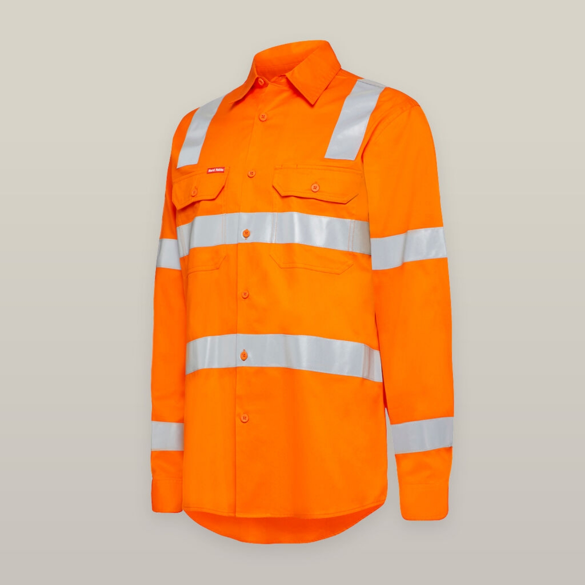 Picture of HARD YAKKA Hi Vis D/N  LADIES *Vic Rail Approved* SHIRT  Cotton Twill - 145gsm