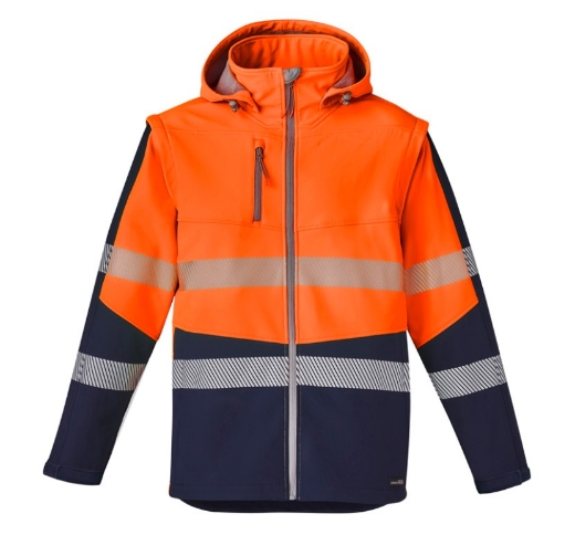 Picture of SYZMIK Unisex Streetworx 2 In 1 Stretch Softshell Jacket 330gsm