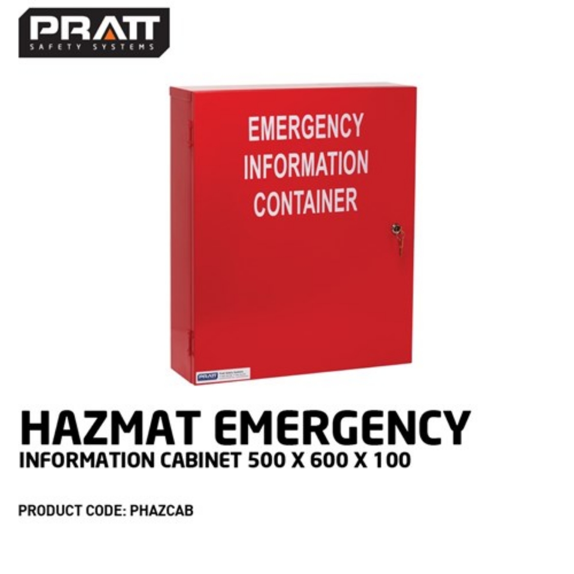 Picture of Hazmat Emergency Information Cabinet 500x600x100