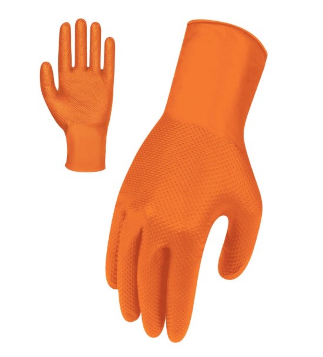 Picture of Force360 SafeTouch Industrial Disposable Nitrile Glove - Orange