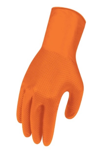 Picture of Force360 SafeTouch Industrial Disposable Nitrile Glove - Orange
