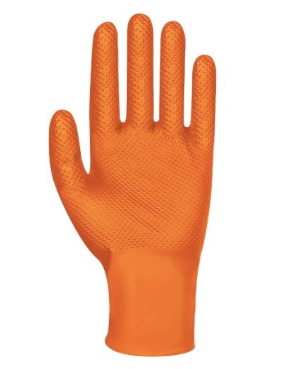 Picture of Force360 SafeTouch Industrial Disposable Nitrile Glove - Orange
