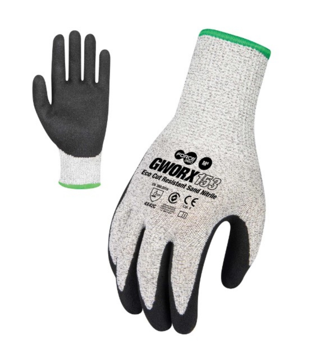Picture of Force360 Cut Resistant Sand Nitrile Glove 4X42C (Cut Level C)