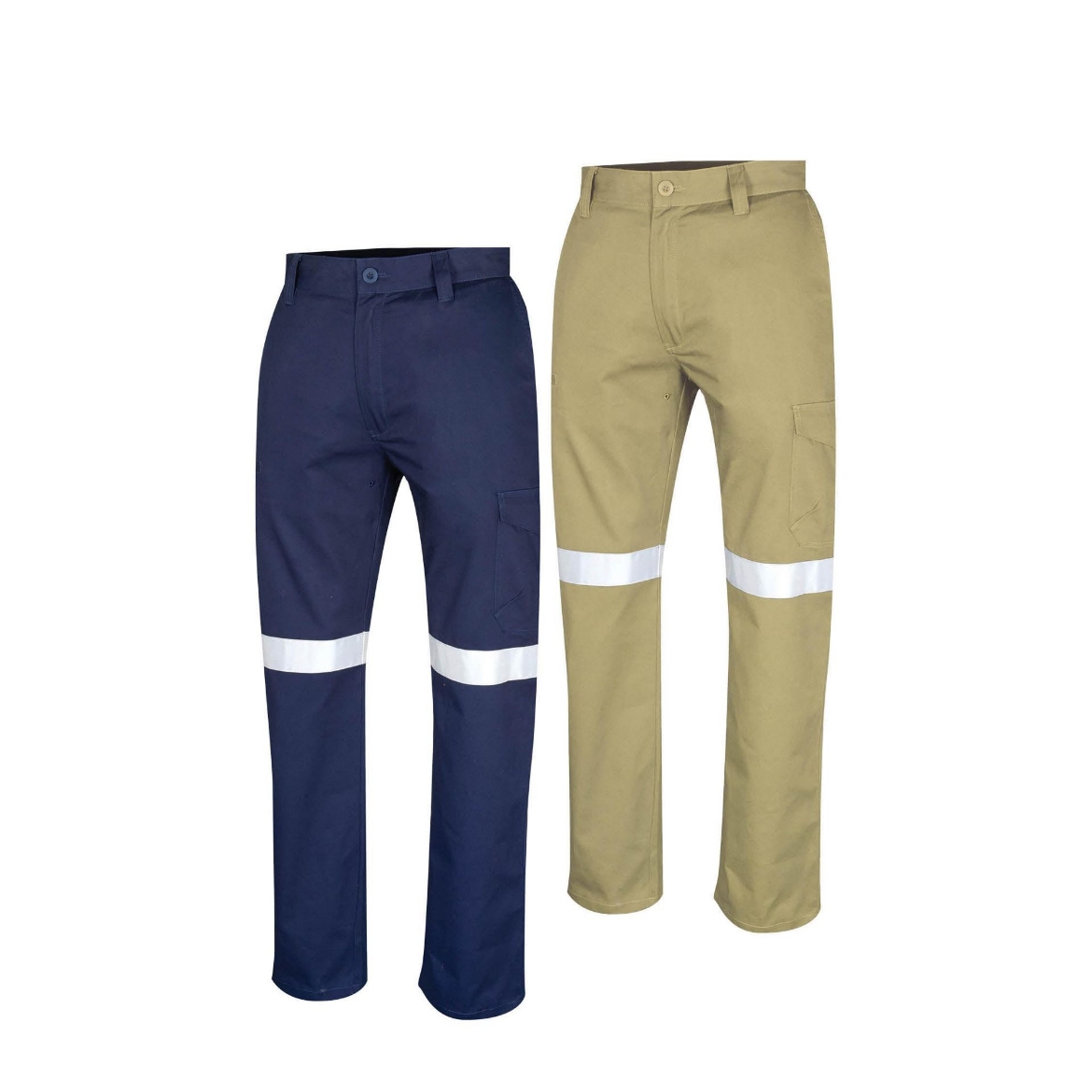 Picture of TRU WORKWEAR Cotton Drill Cargo Pants with 3M R/Tape 311gsm