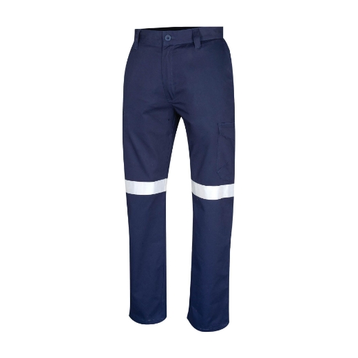 Picture of TRU WORKWEAR Cotton Drill Cargo Pants with 3M R/Tape 311gsm