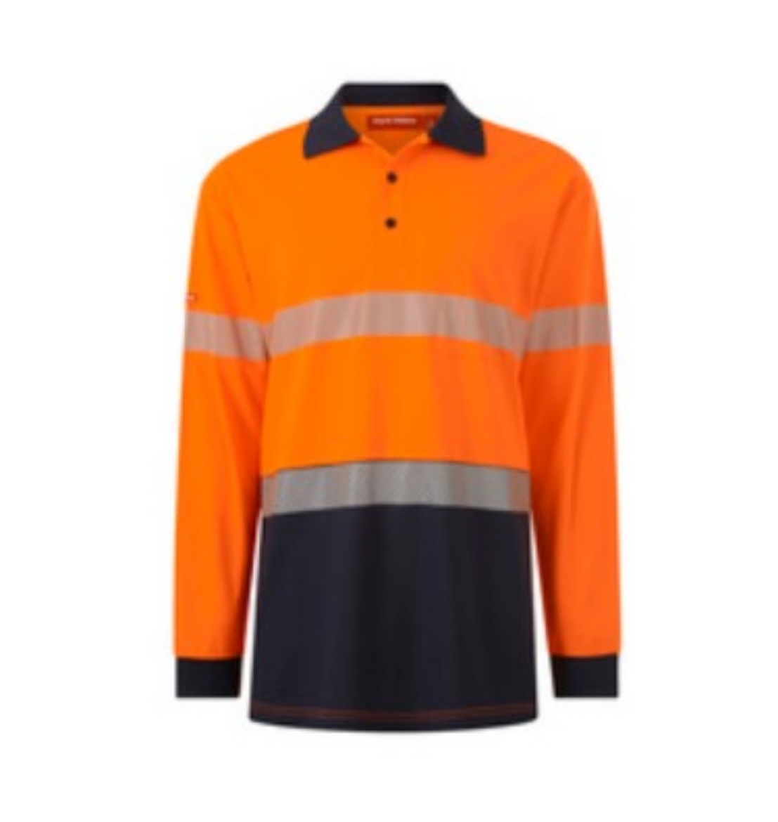 Picture of HARD YAKKA Mens Core 100% Polyester Hi Vis Taped Polo Shirt 170gsm L/S