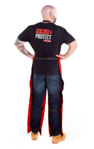 Picture of The BIG RED® Leather Chaps with Bib Apron