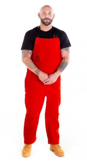 Picture of The BIG RED® Leather Chaps with Bib Apron
