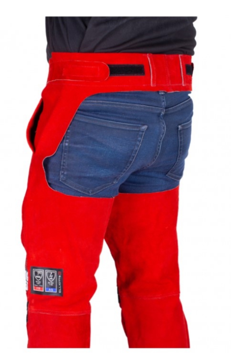 Picture of The BIG RED® Leather Welders Trousers - Seatless Size 2XL-3XL