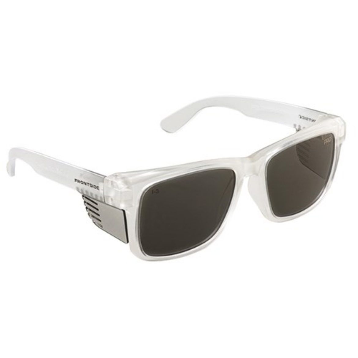 Picture of ProChoice Safety Glasses Frontside Smoke Lens with Clear Frame