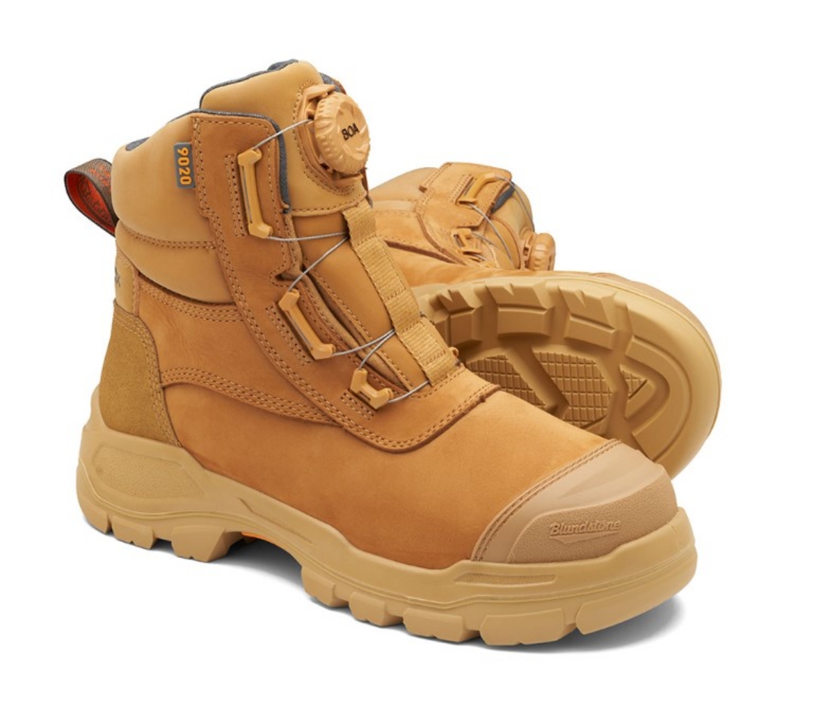 Picture of BLUNDSTONE 150mm RotoFlex Wheat Water Resistant Premium Nubuck Boa® Lacing Safety Boot