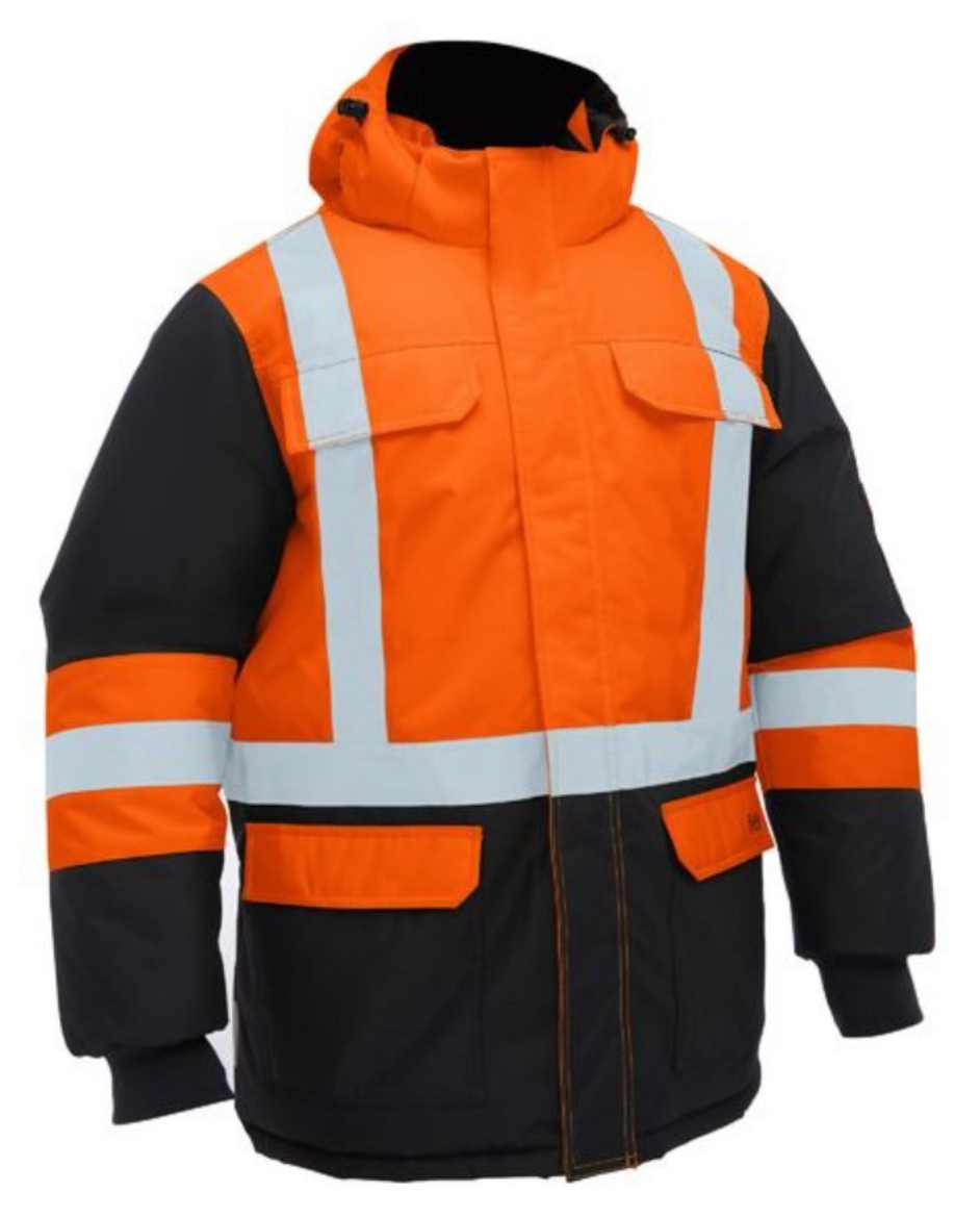 Picture of BISLEY H Taped Hi Vis Freezer Hooded Jacket