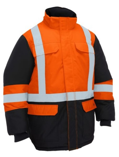 Picture of BISLEY H Taped Hi Vis Freezer Hooded Jacket