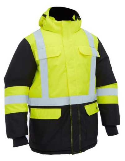 Picture of BISLEY H Taped Hi Vis Freezer Hooded Jacket
