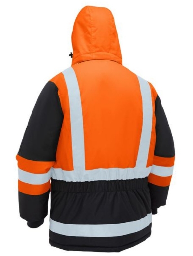 Picture of BISLEY H Taped Hi Vis Freezer Hooded Jacket