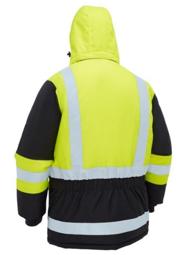 Picture of BISLEY H Taped Hi Vis Freezer Hooded Jacket