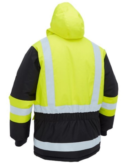 Picture of BISLEY H Taped Hi Vis Freezer Hooded Jacket