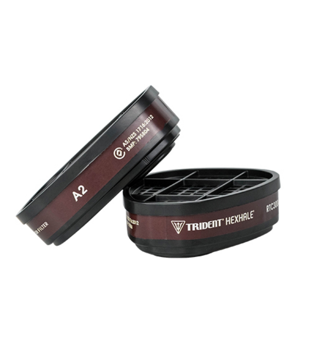 Picture of TRIDENT Hexhale Organic Vapour A2 Filter - 1 Pair/Pack