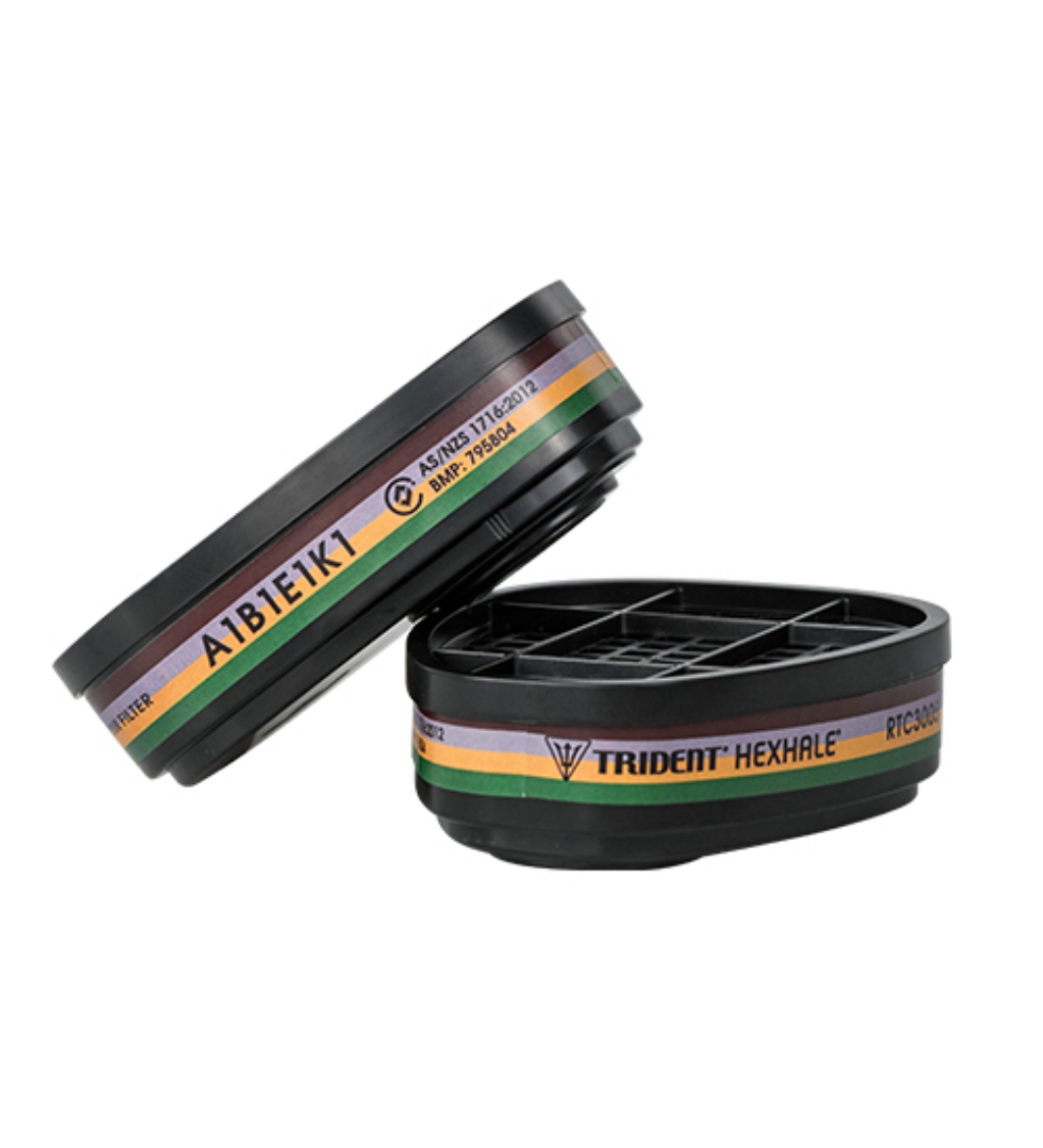 Picture of TRIDENT Hexhale Multi Gas Vapour A1B1E1K1 Filter - 1 Pack