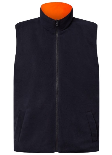 Picture of WORKCRAFT NSW Rail Hi Vis Orange Reflective 4 in 1 Jacket with X Pattern