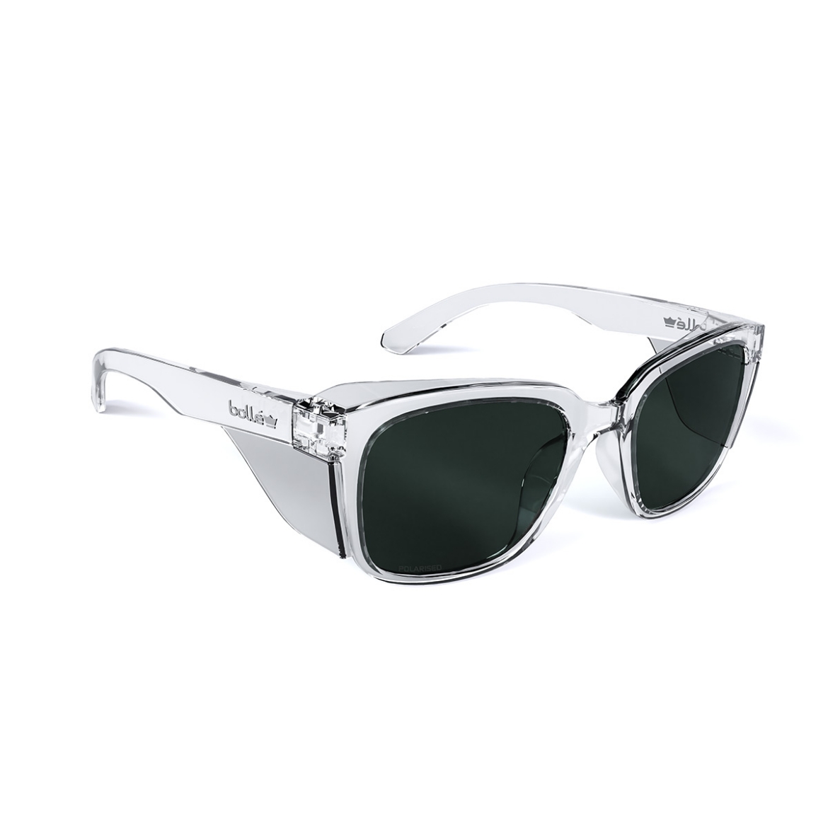 Picture of BOLLE STKS 410 Smoke Polarized PC Lens - AS - Crystal PC Temples/Frame