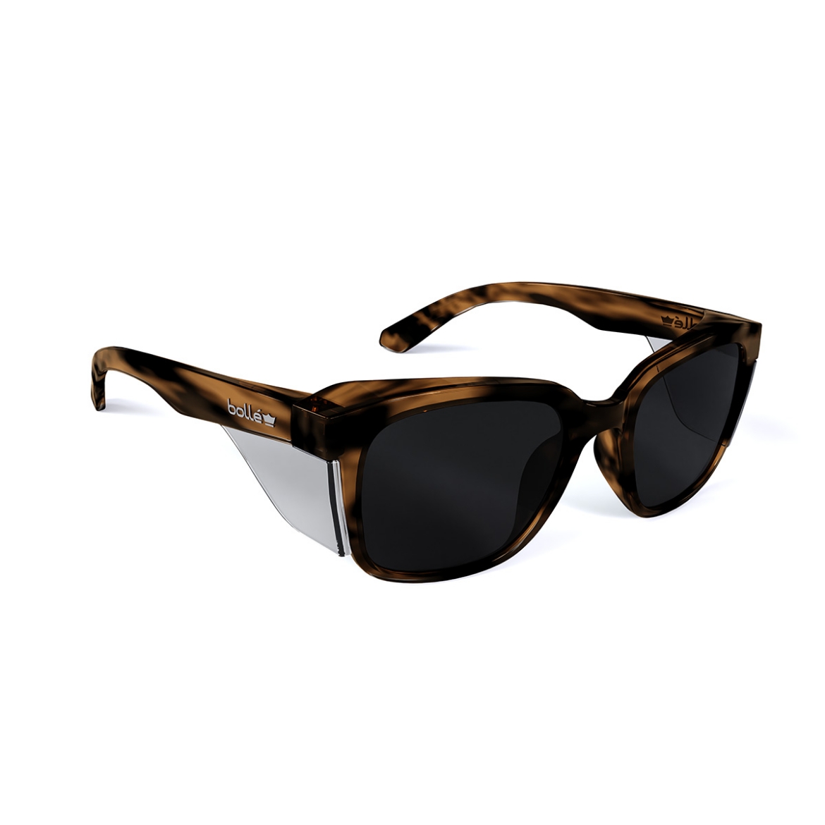 Picture of BOLLE STKS 410 Smoke PC Lens - Platinum (ASAF) - Brown Tortoise PC Temples/Frame