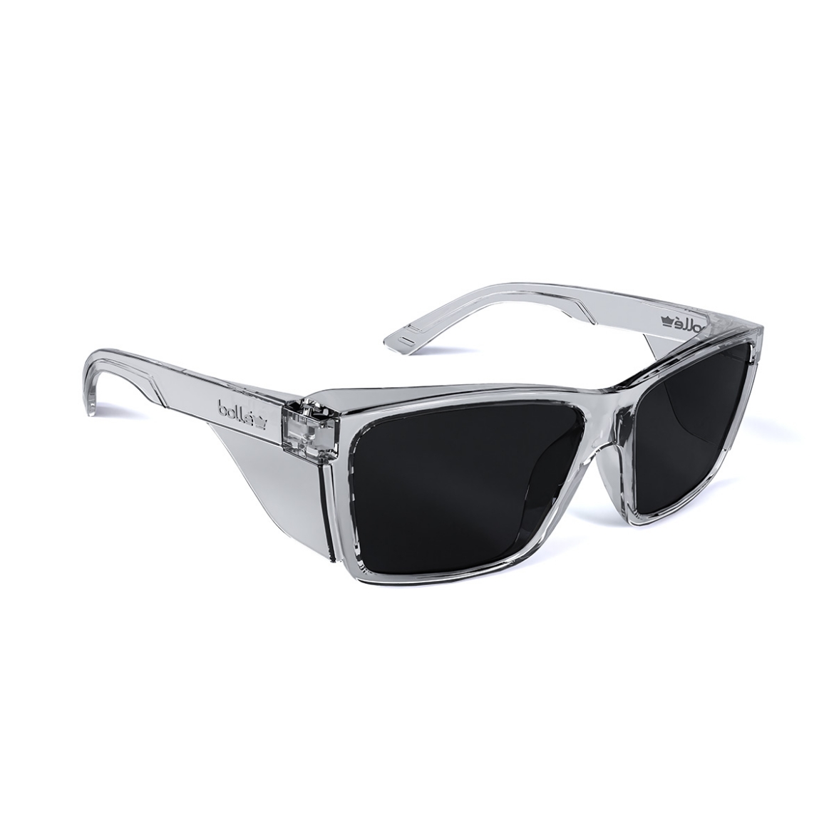 Picture of BOLLE STKS 420 Smoke PC Lens - Platinum (ASAF) - Crystal PC Temples/Frame