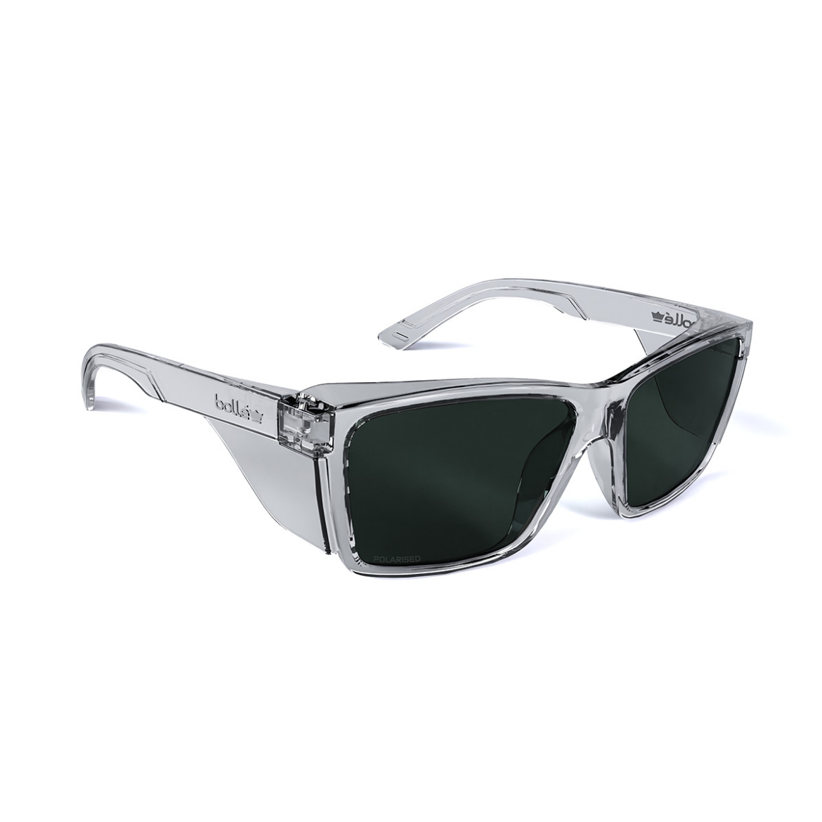 Picture of BOLLE STKS 420 Smoke Polarized PC Lens - AS - Crystal PC Temples/Frame
