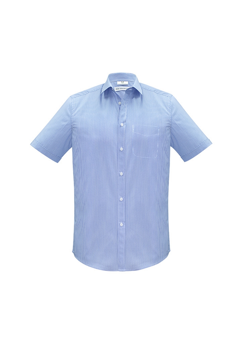 Picture of Biz Collection Mens Euro S/S Shirt Easy Care 65% Polyester 35% Cotton