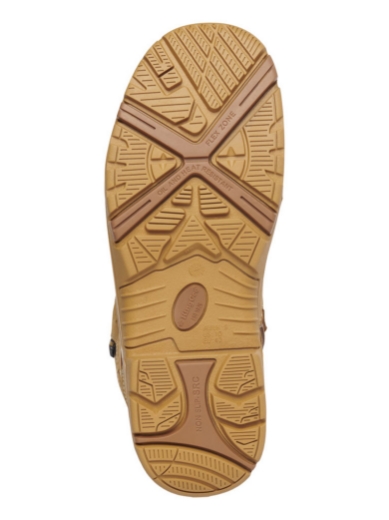 Picture of King Gee Bennu Pro 6 Wheat Full Grain Water Resistant  Leather Zip Safety Boot