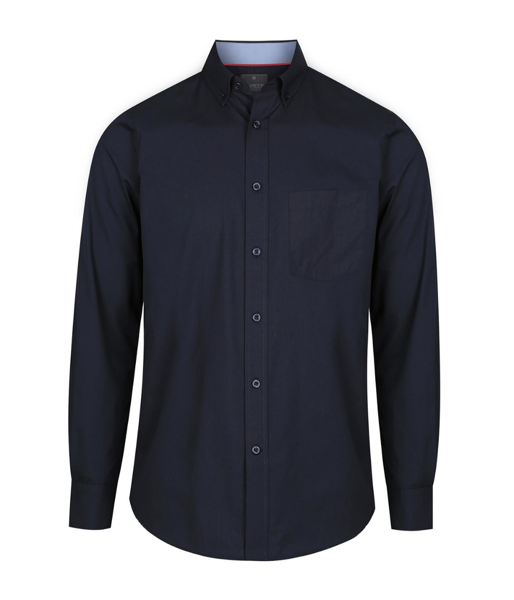 Picture of BRADFORD 1899L FINE OXFORD LONG SLEEVE SHIRT. Slim Fit, Internal Collar & Cuff Contrast Trims
FABRIC 60% Cotton, 40% Polyester with Silk Protein & Easy Iron Finish.