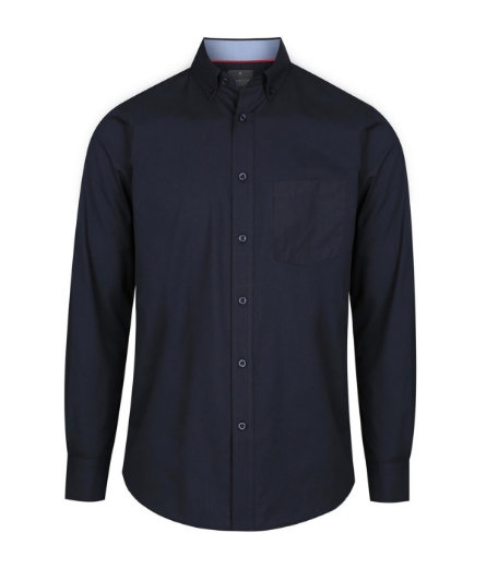 Picture of BRADFORD 1898L FINE OXFORD LONG SLEEVE SHIRT. Contemporary Fit, Internal Collar & Cuff Contrast Trims
FABRIC 60% Cotton, 40% Polyester with Silk Protein & Easy Iron Finish.