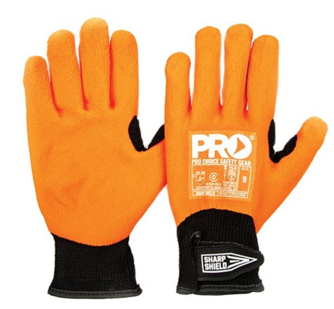 Picture of ProChoice Sharp Shield Needle Resistant Gloves Available in Black or Orange