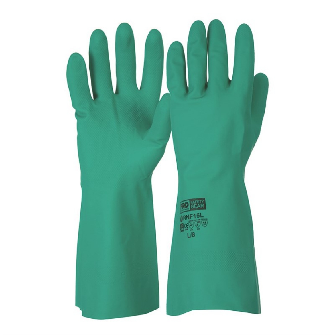 Picture of ProChoice Green Nitrile Chemical Resistant Glove Length 33cm