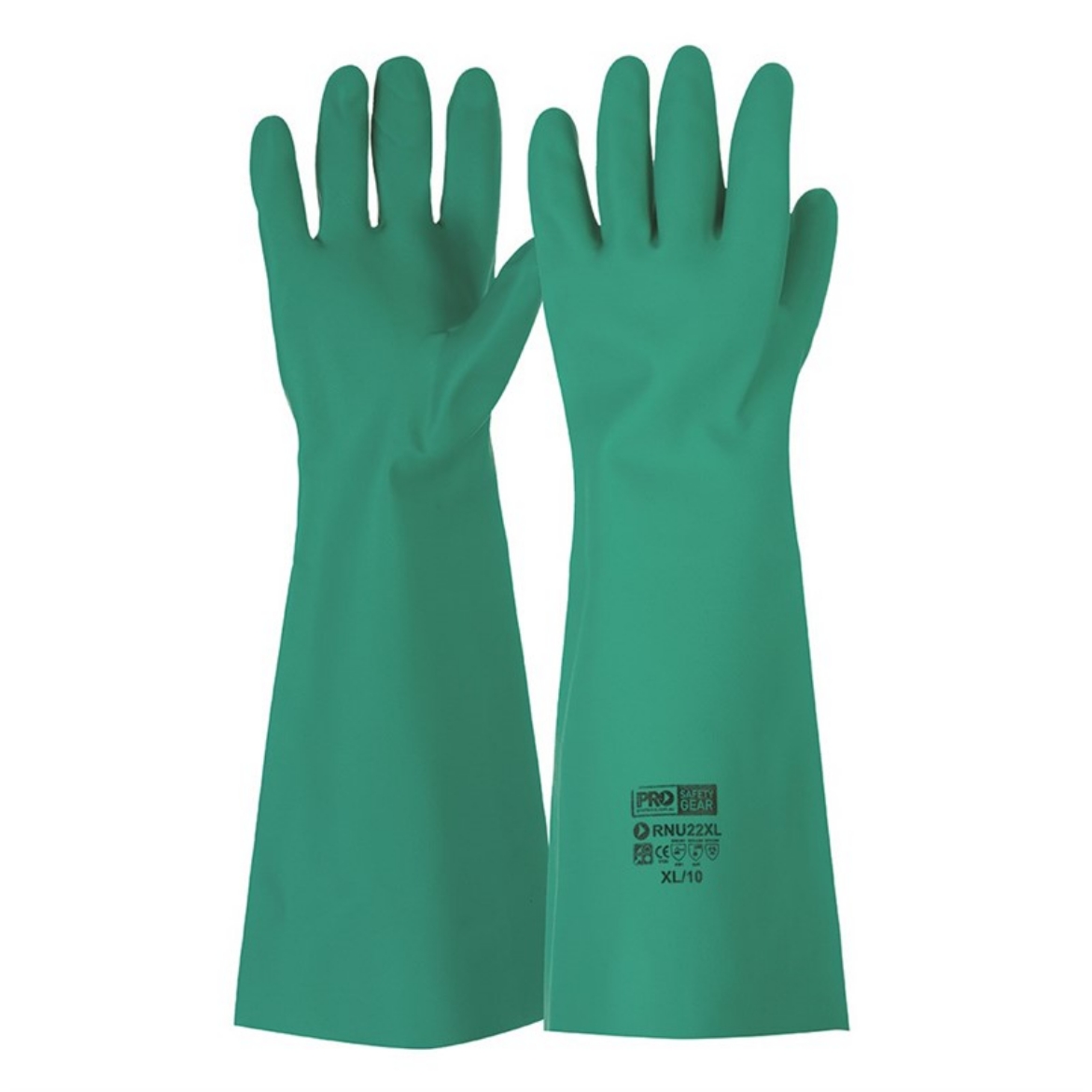 Picture of ProChoice Green Nitrile Chemical Resistant Glove Length 45cm