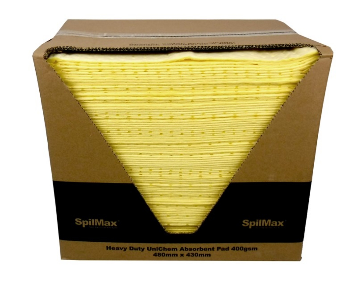 Picture of SpilMax® UniChem Heavy Duty Pads 400gsm (480mm x 430mm)