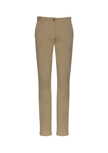 Picture of Biz Collection Ladies Lawson Chino Pant 98% Cotton 2% Elastane Stretch Fabric 250gsm
