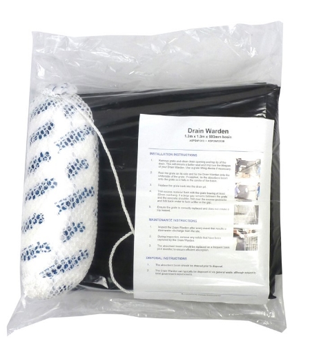 Picture of SpilMax® Drain Warden with Bilge Boom (1.3mL x 1.3mW x 600mm basin)