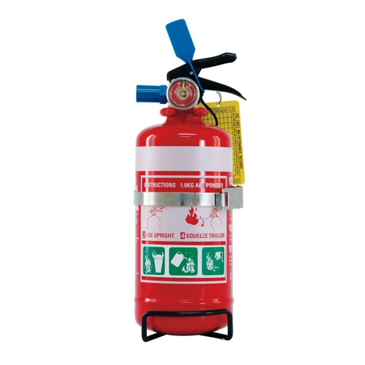 Picture of MEGAFIRE 1kg ABE Extinguisher c/w Vehicle Bracket