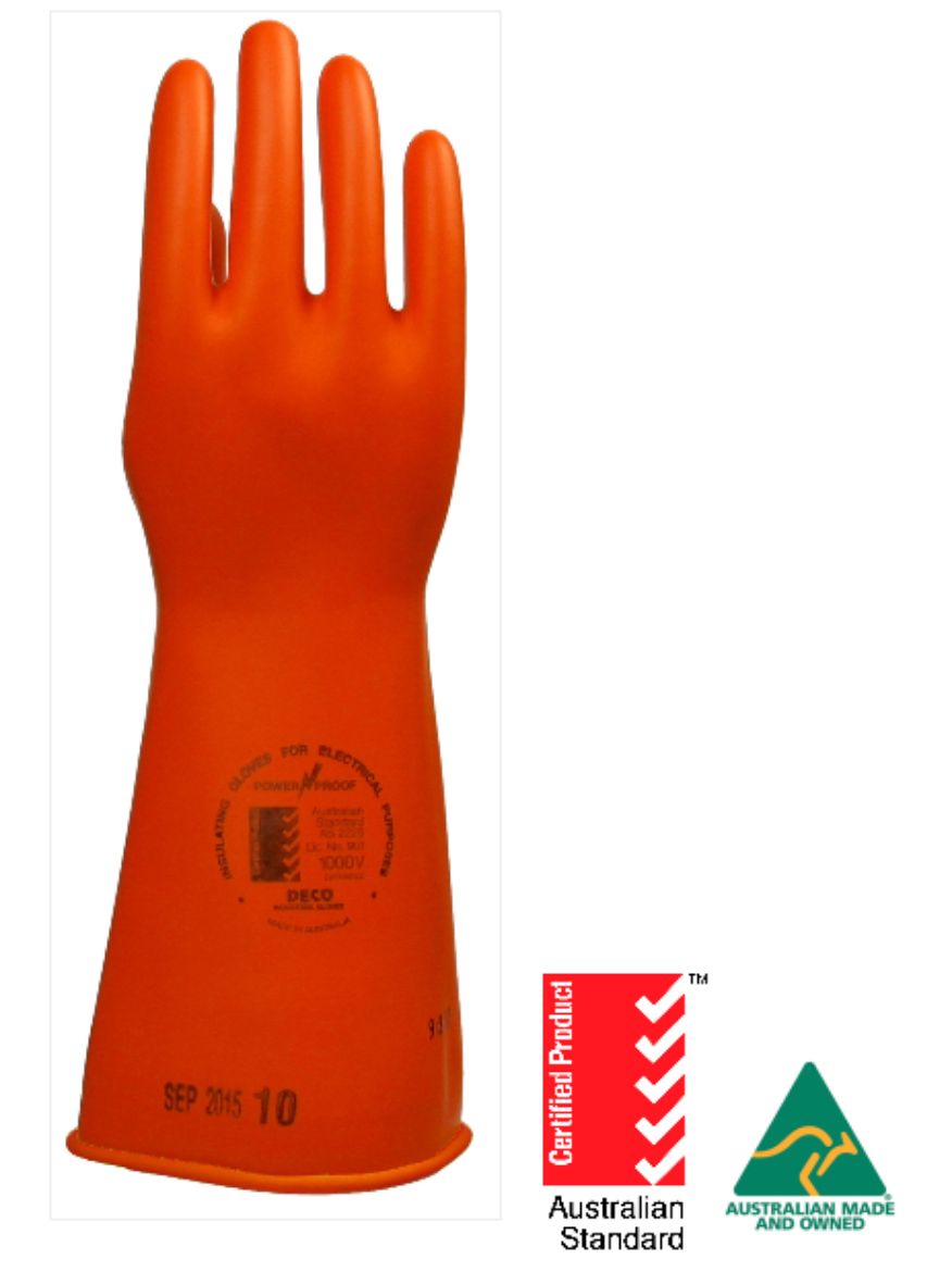 Picture of DECO Electricians Glove 1000V (360mm Long)
