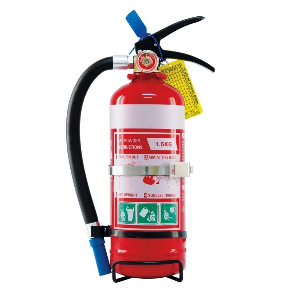 Picture of MEGAFIRE 1.5kg ABE Portable Fire Extinguisher c/w Vehicle Bracket UN 1044