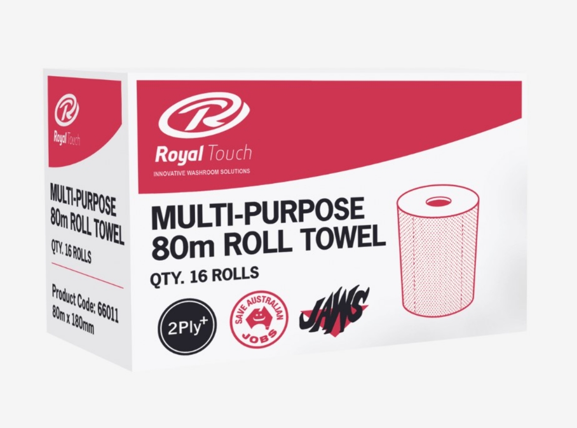 Picture of ROYAL TOUCH 2 Ply Premium Roll Towel 80M