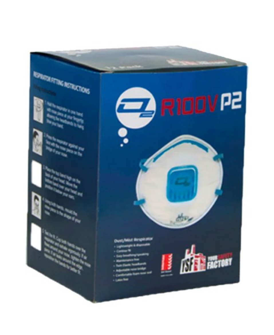 Picture of YSF O2 Disposable P2 Valved Respirator