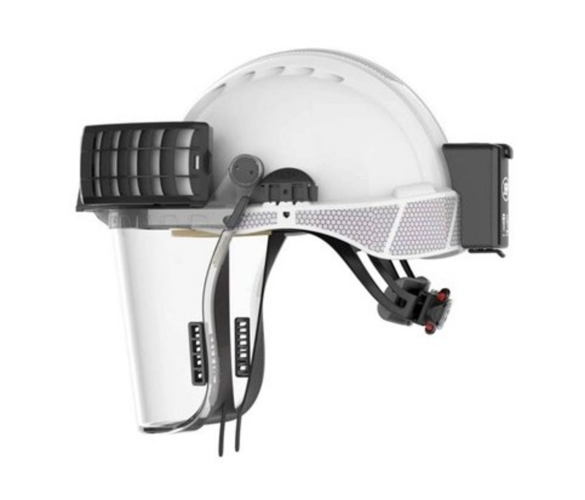 Picture of JSP Powercap® Infinity® PAPR Respirator with White Helmet